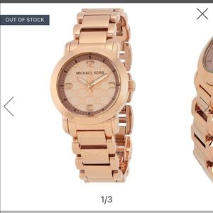 Michael Kors rose gold watch